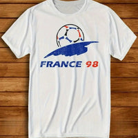 T-shirt rétro France 98 vintage supporter football français