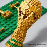 Mini Trophée Lego Football — accessoire supporter équipe de France
