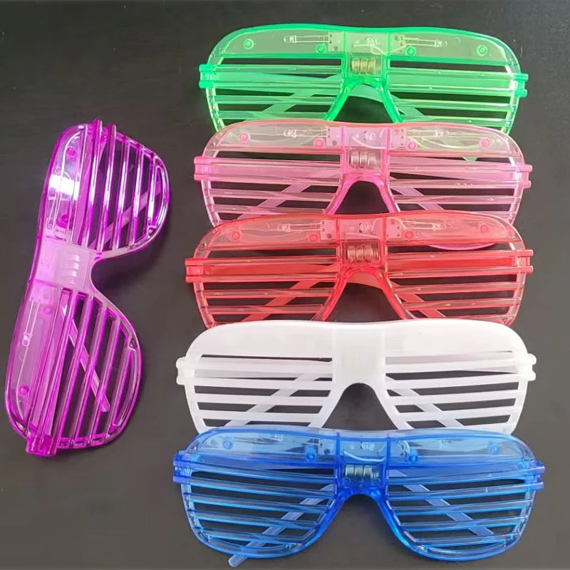 Lunettes LED Fluo Soirée — accessoire supporter équipe de France