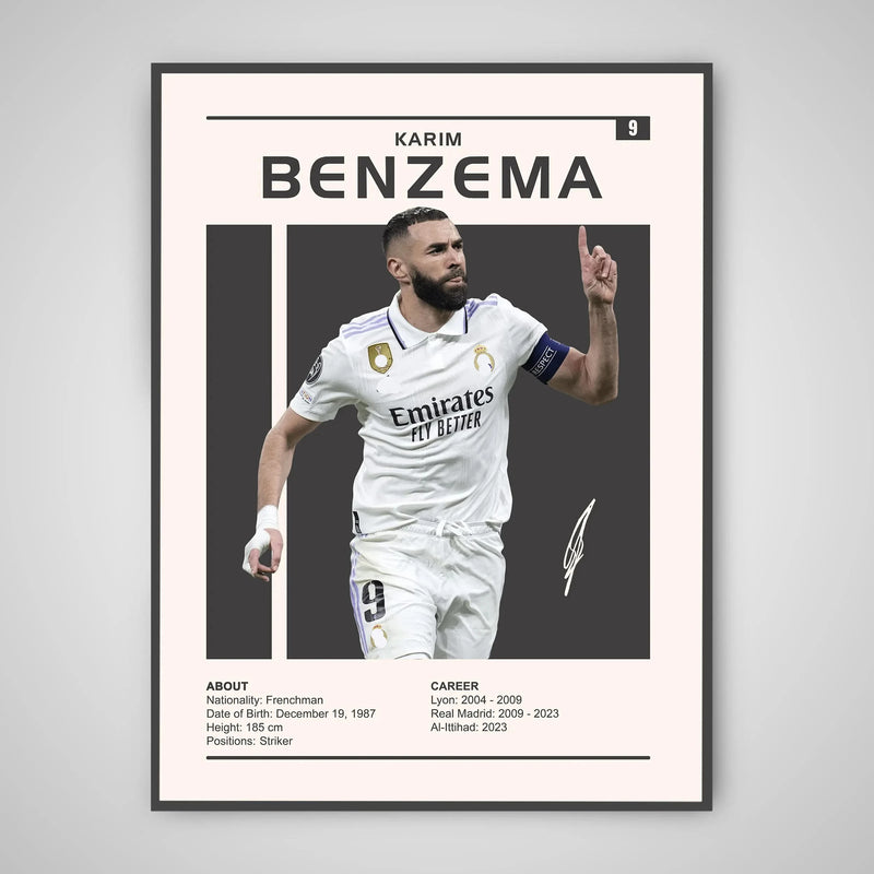 Canvas Légende Football Grand Format — accessoire supporter équipe de France