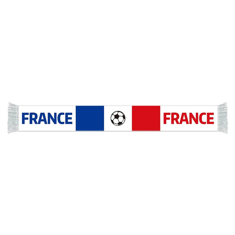 Écharpe supporter football France tricolore 150cm soirée match — vue 10