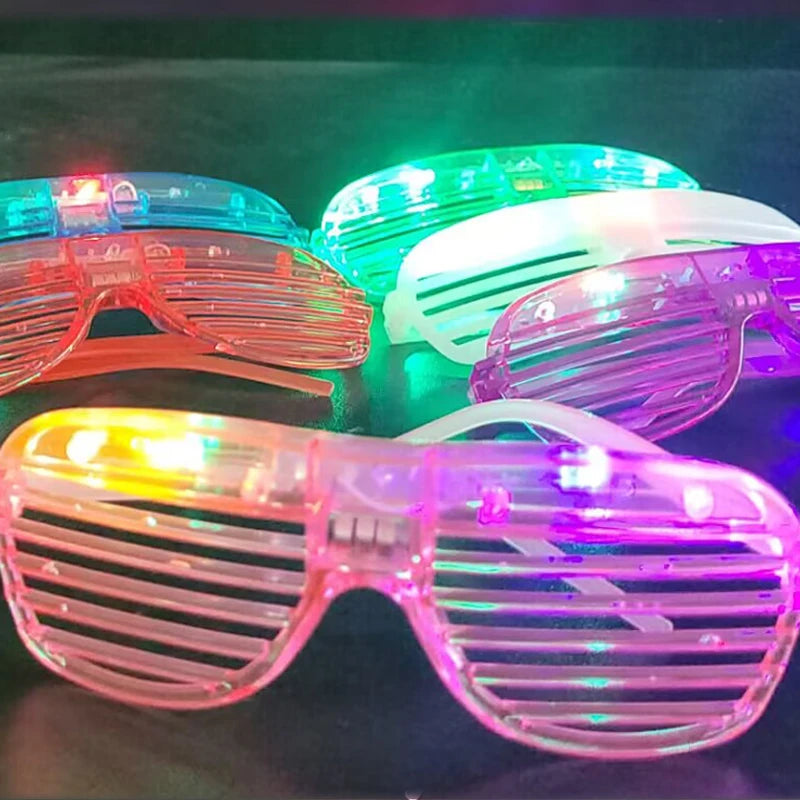 Lunettes LED Fluo Soirée — accessoire supporter équipe de France