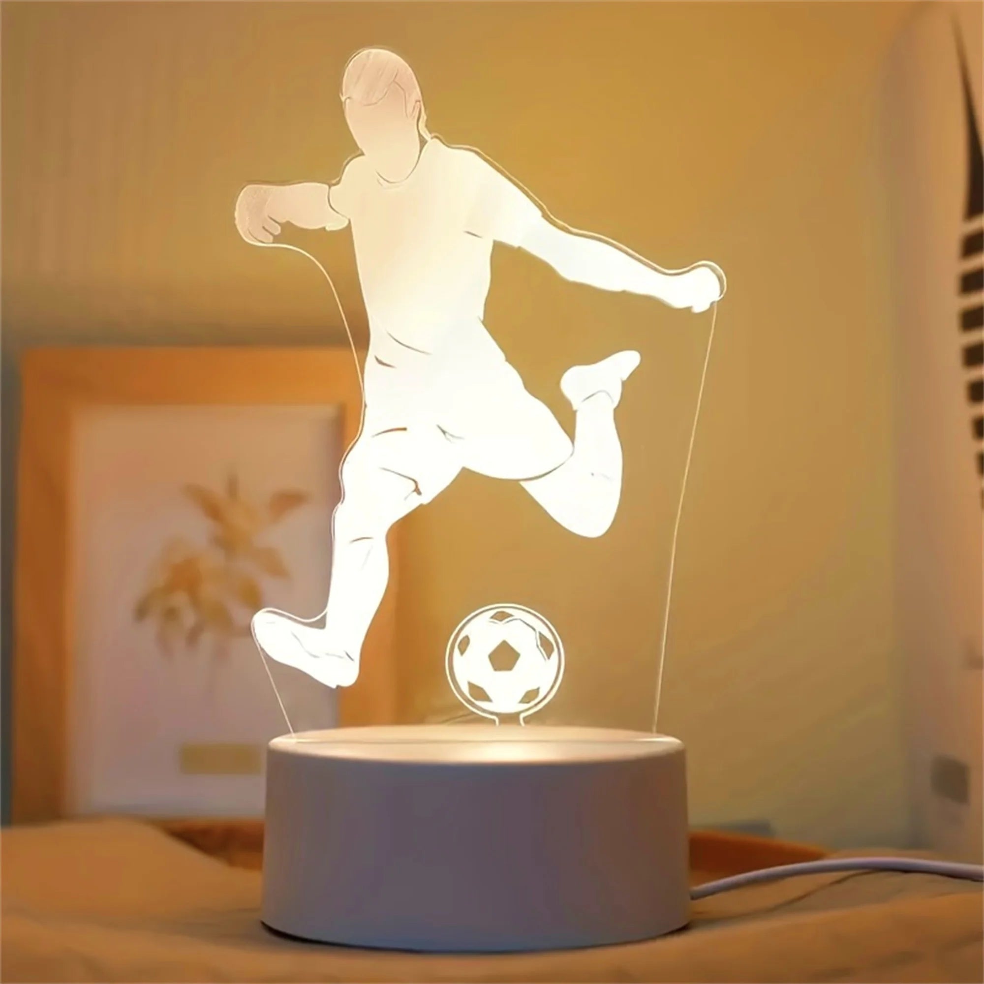 Veilleuse LED Ballon Football — accessoire supporter équipe de France