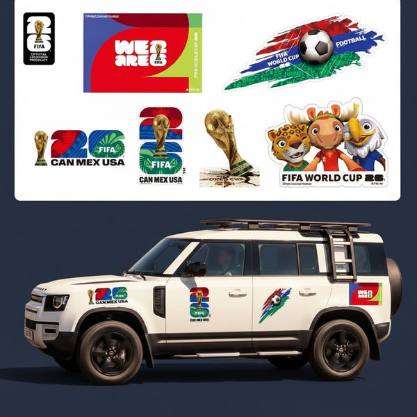 Sticker Voiture Football · Décoration Supporter