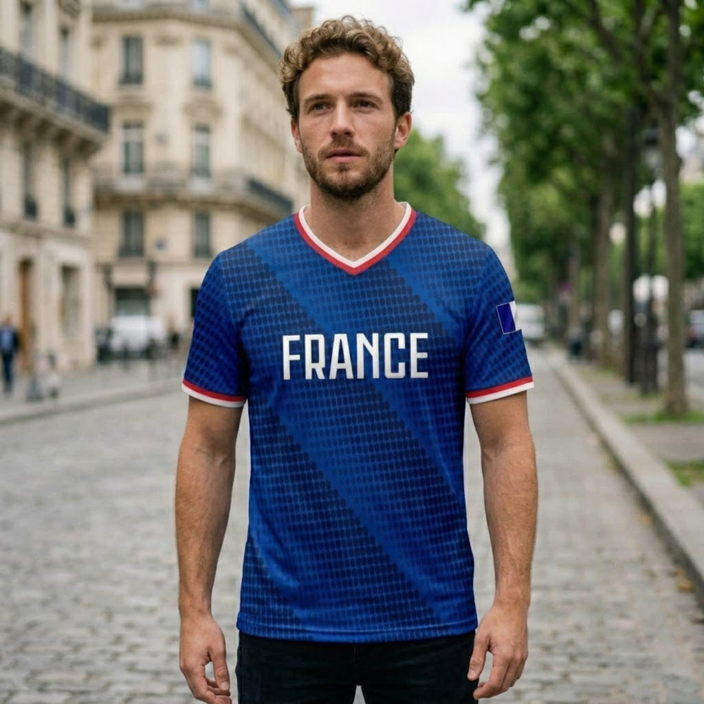 adulte1: Maillot Supporter Dot porté - vue face