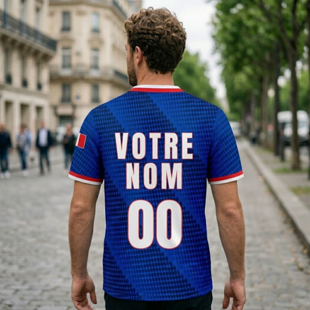 adulte1: Maillot Supporter Dot porté - vue dos