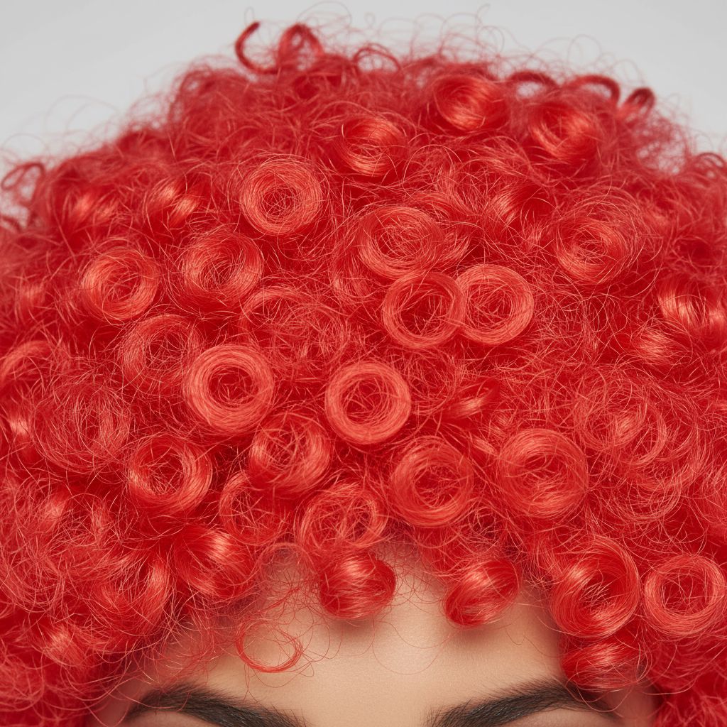 Perruque Pop Rouge · Accessoire Fête Adulte