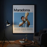 Affiche Football Stars Canvas — soirée match France