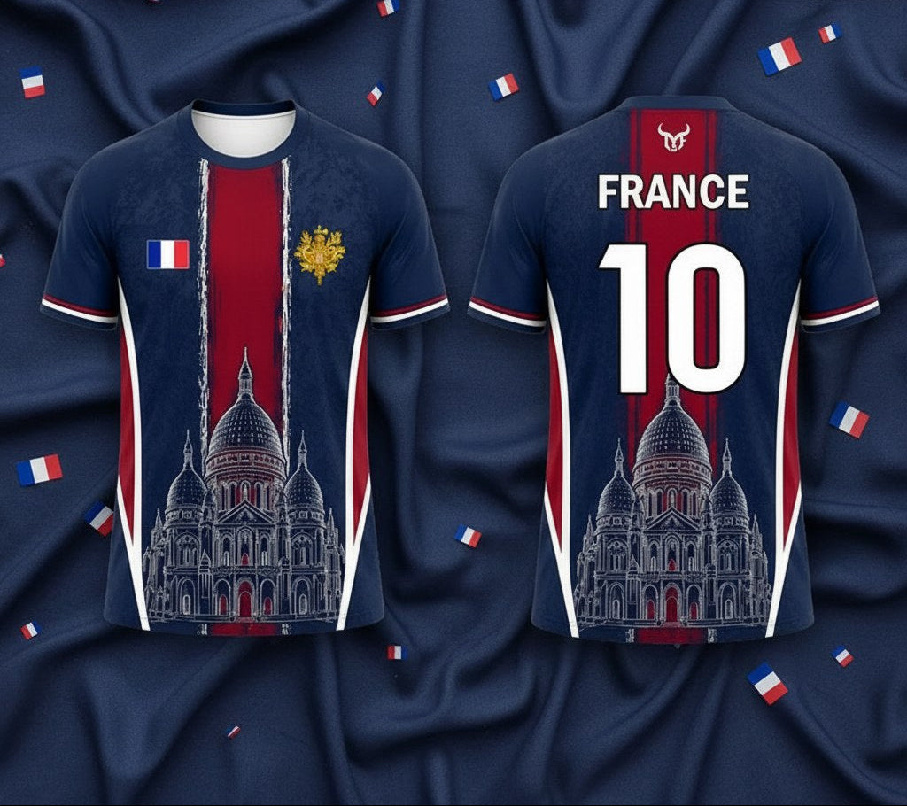 T-Shirt Drapeau France · Supporter Football