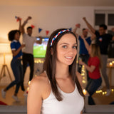 Bandeau Tressé Tricolore Supporter France