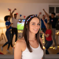 Bandeau Tressé Tricolore Supporter France