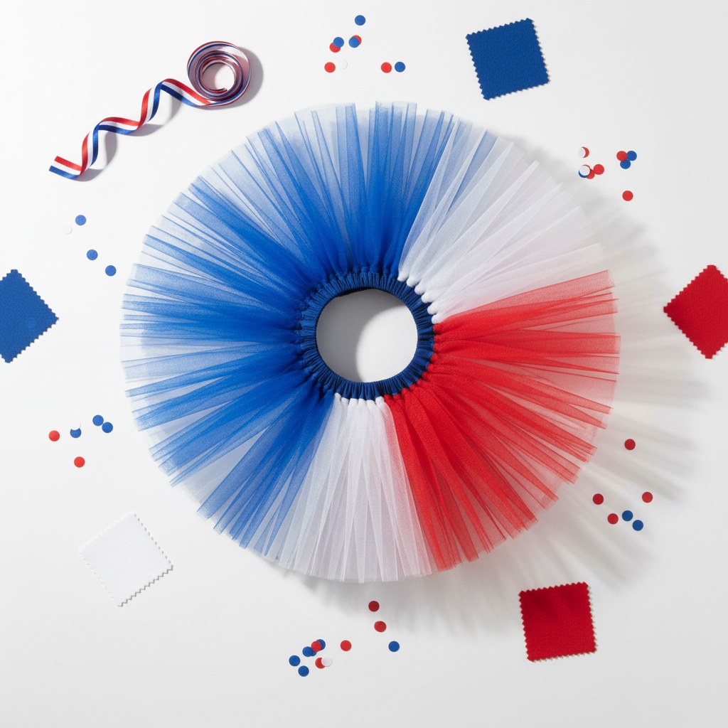 Tutu Tricolore Supporter France · Accessoire Soirée