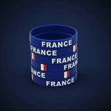 2 Bracelet Silicone France Tricolore · Accessoire Supporter