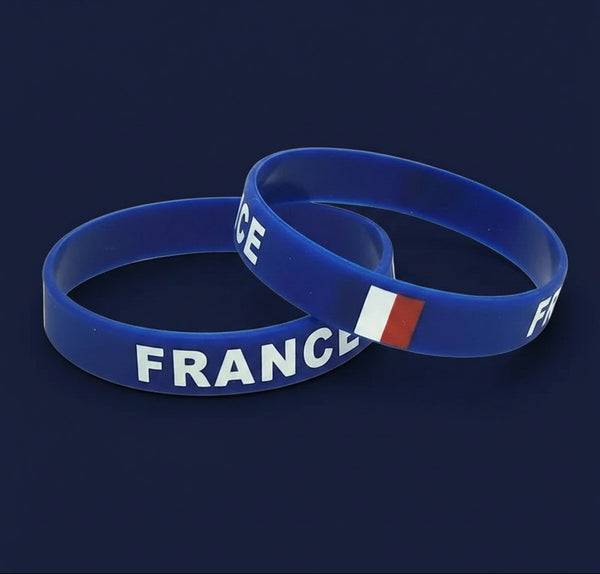 2 Bracelet Silicone France Tricolore · Accessoire Supporter