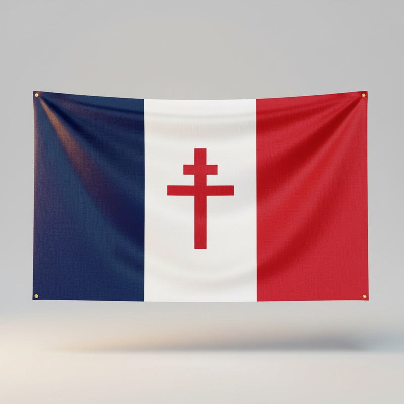 Drapeau Croix de Lorraine · Décoration France