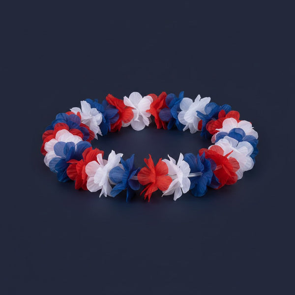 Collier de Fleurs Tricolore · Supporter France