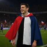 Cape Drapeau France à Capuche — accessoire supporter équipe de France