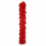 Boa Plumes Rouge · Accessoire Fête Supporter