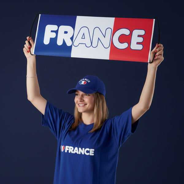 Bannière Supporter France · Décoration Tricolore