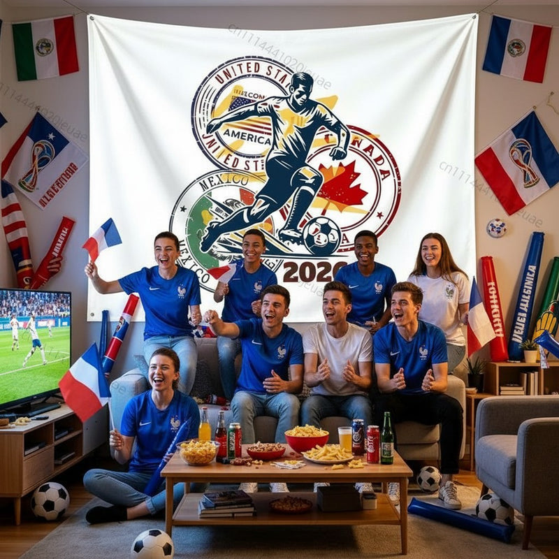 Tapisserie Murale Football · Décoration Supporter