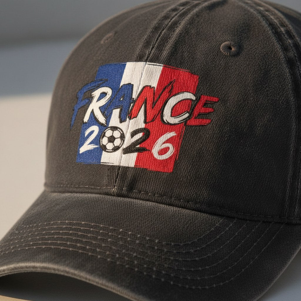 Casquette Supporter France · Brodée Tricolore