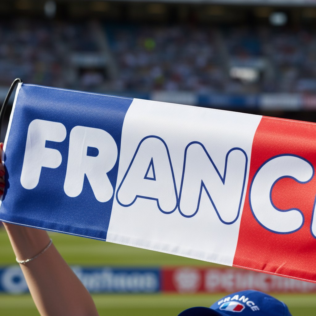 Bannière Supporter France · Décoration Tricolore
