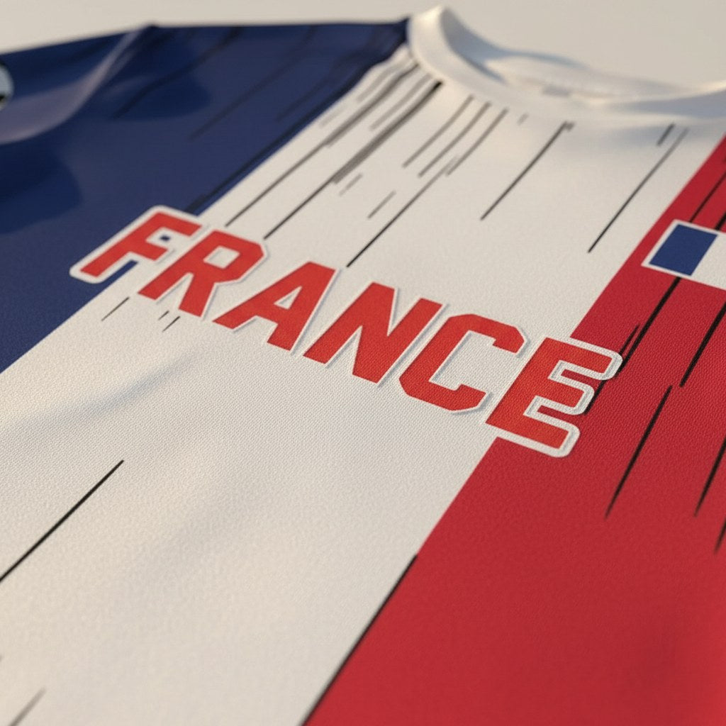 T-Shirt Rétro · Supporter France