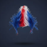 Perruque Tricolore France · Accessoire Supporter Soirée