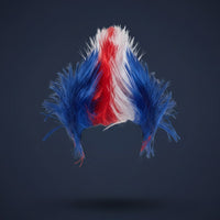 Perruque Tricolore France · Accessoire Supporter Soirée