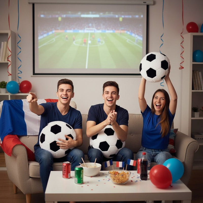 Coussin Décoration Football · Lot de 2