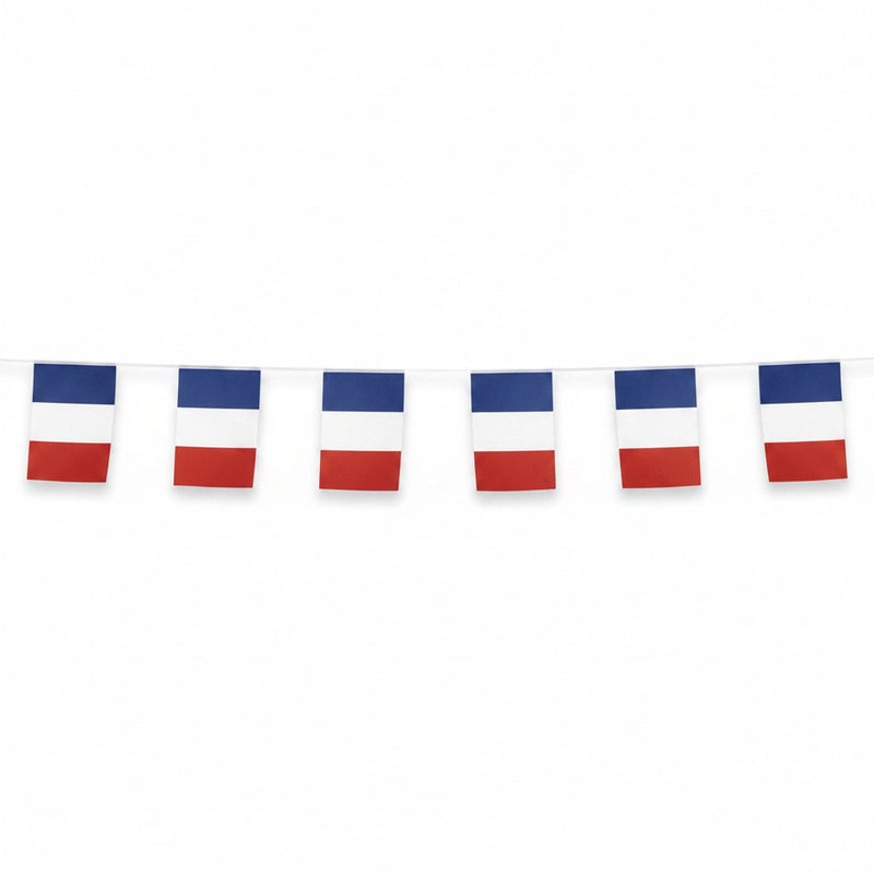 Guirlande Drapeaux Tricolores France · 10 mètres