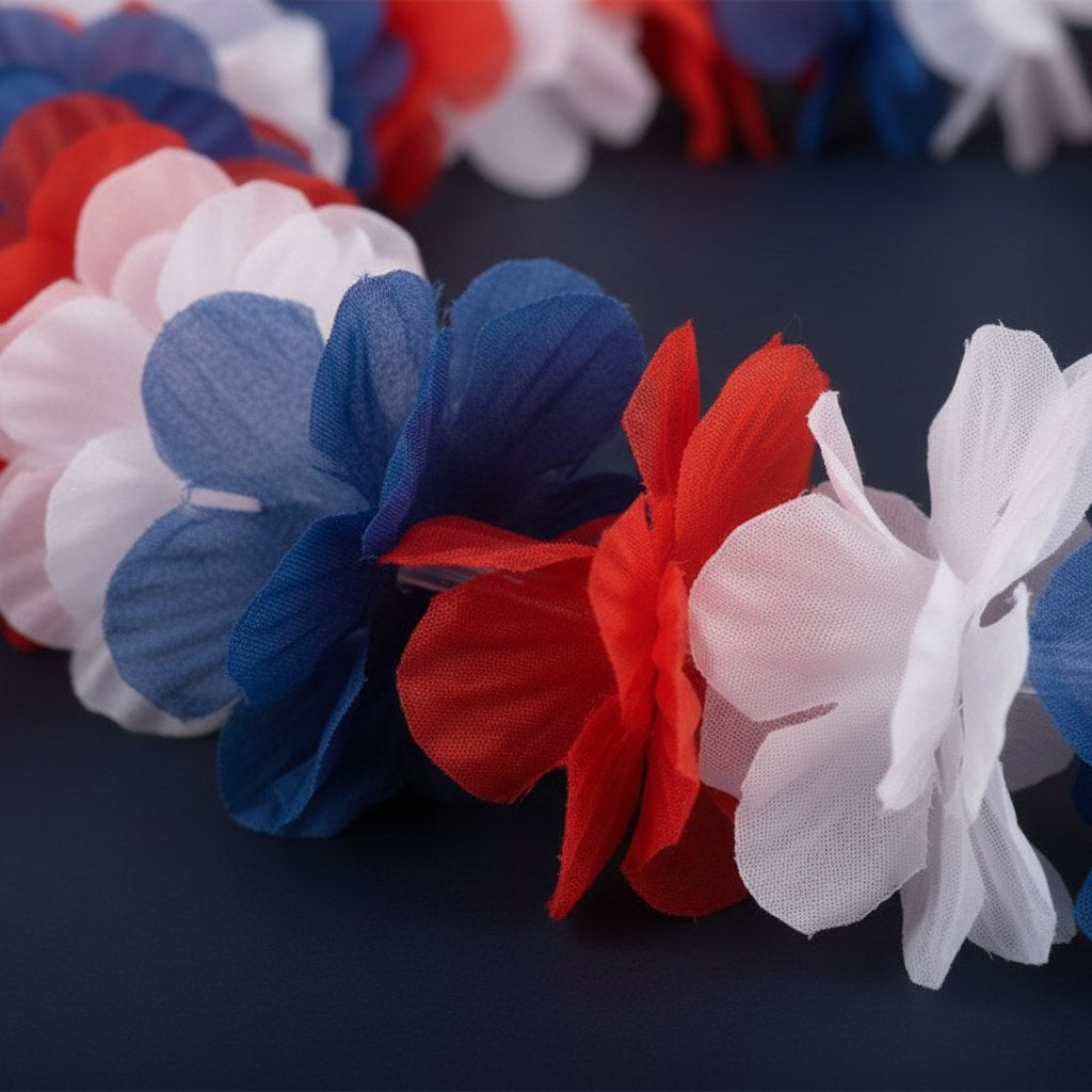 Collier de Fleurs Tricolore · Supporter France