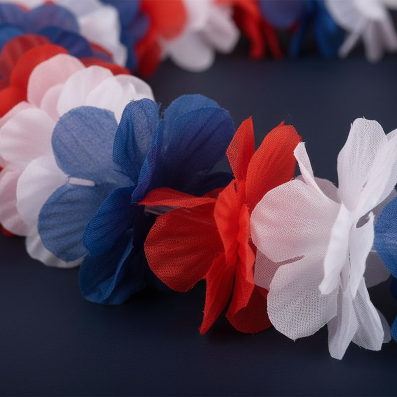 Collier de Fleurs Tricolore · Supporter France