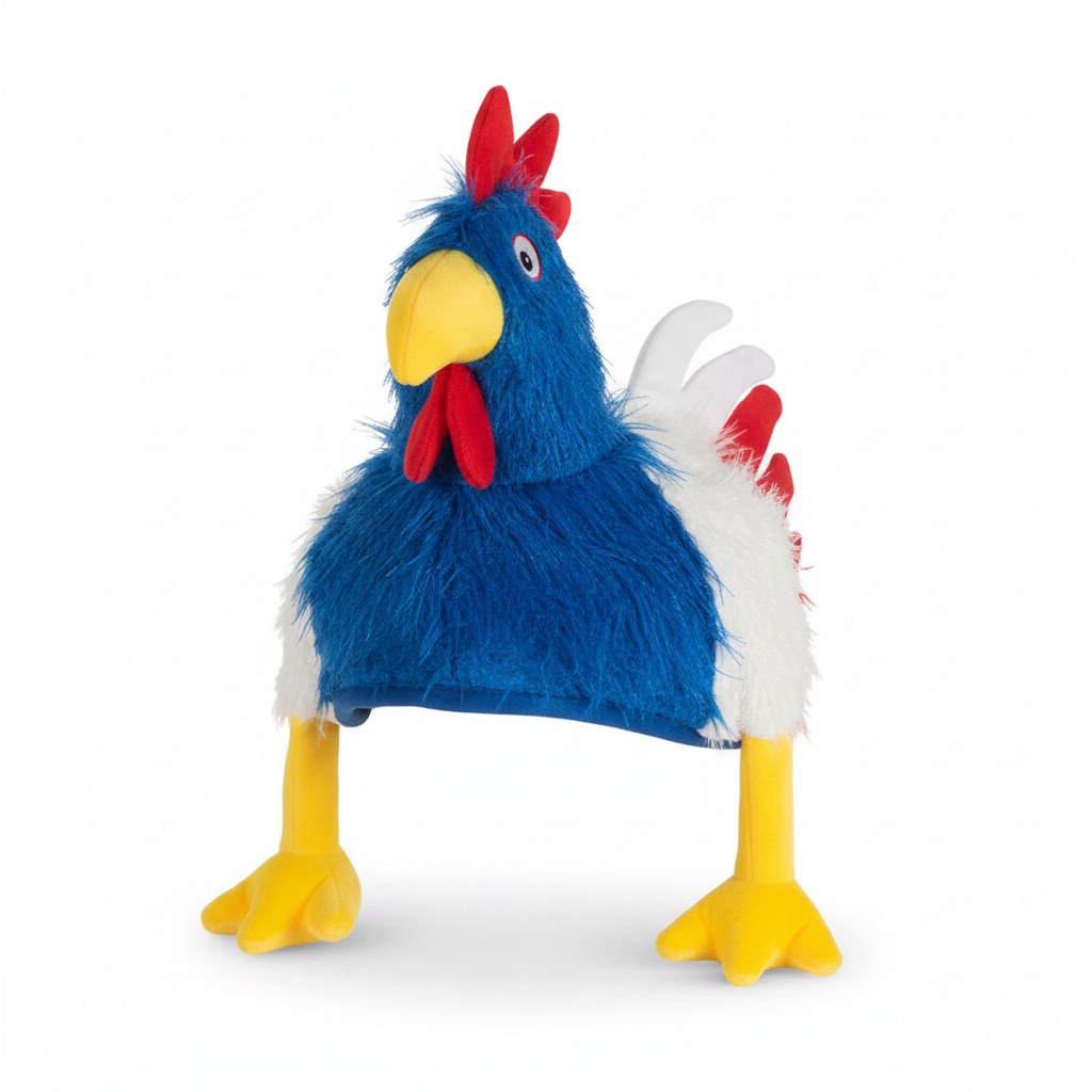 Chapeau Coq France · Accessoire Supporter Tricolore Adulte