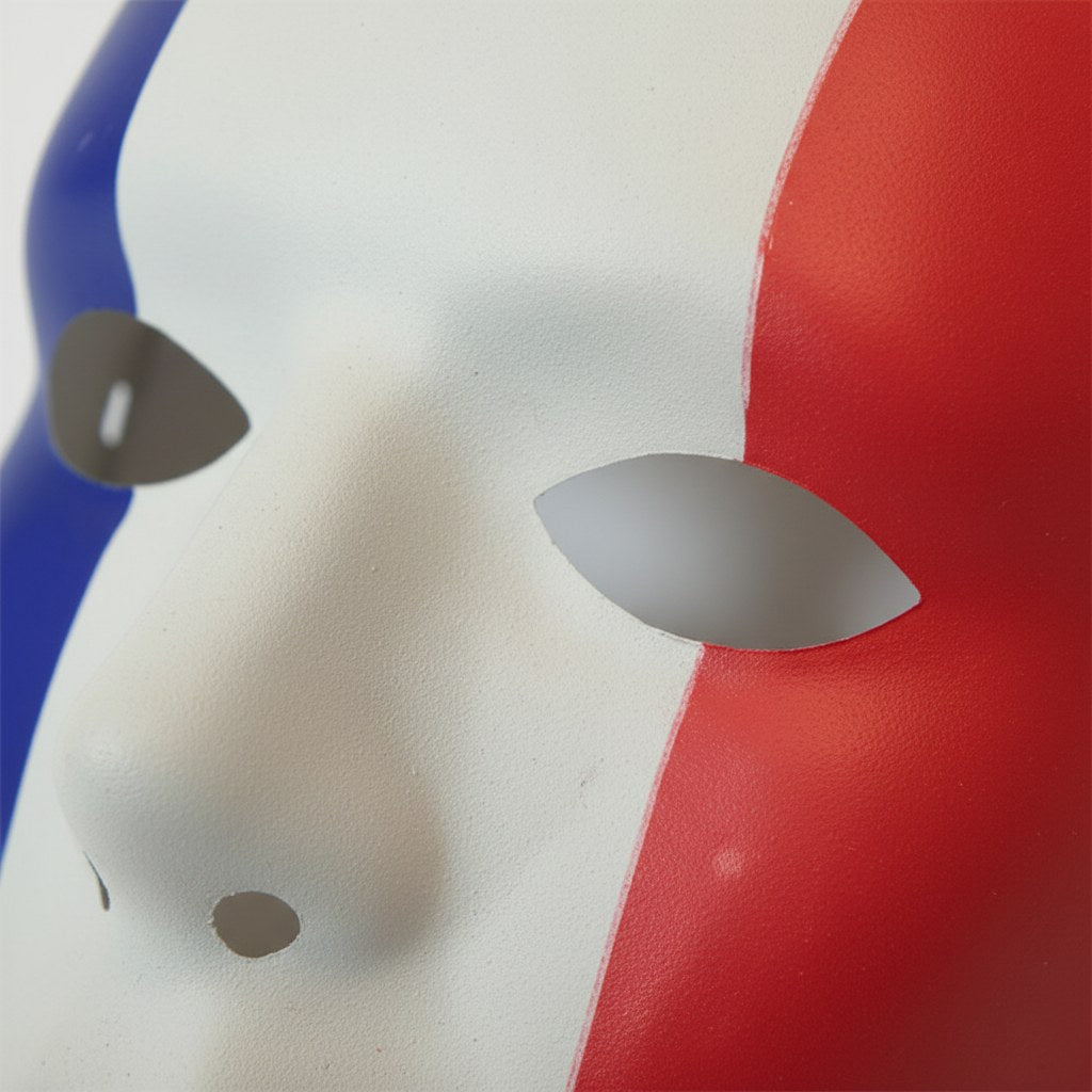 Masque Supporter Tricolore France · Accessoire Soirée