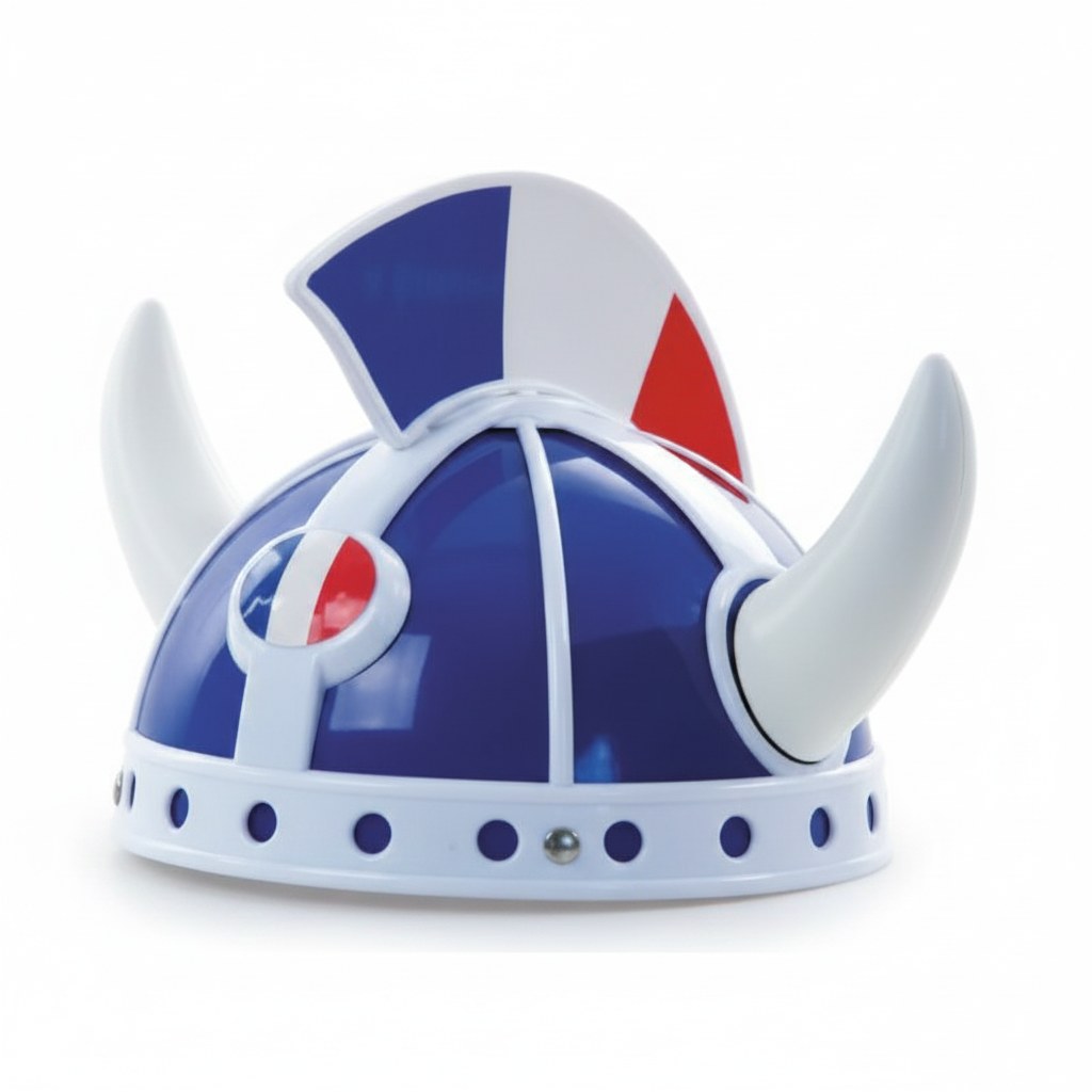 Casque Gaulois Tricolore · Accessoire Supporter France