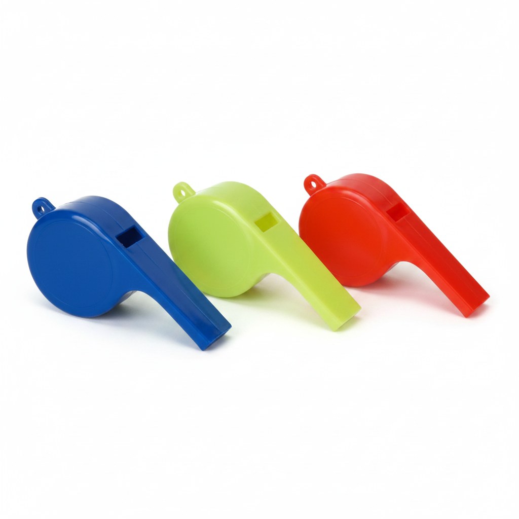 Sifflets Géants Supporter · Lot de 3