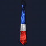 Cravate Tricolore France · Accessoire Supporter