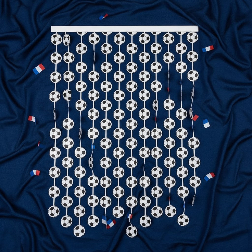 Rideau de Porte Football · Décoration Fête Supporter