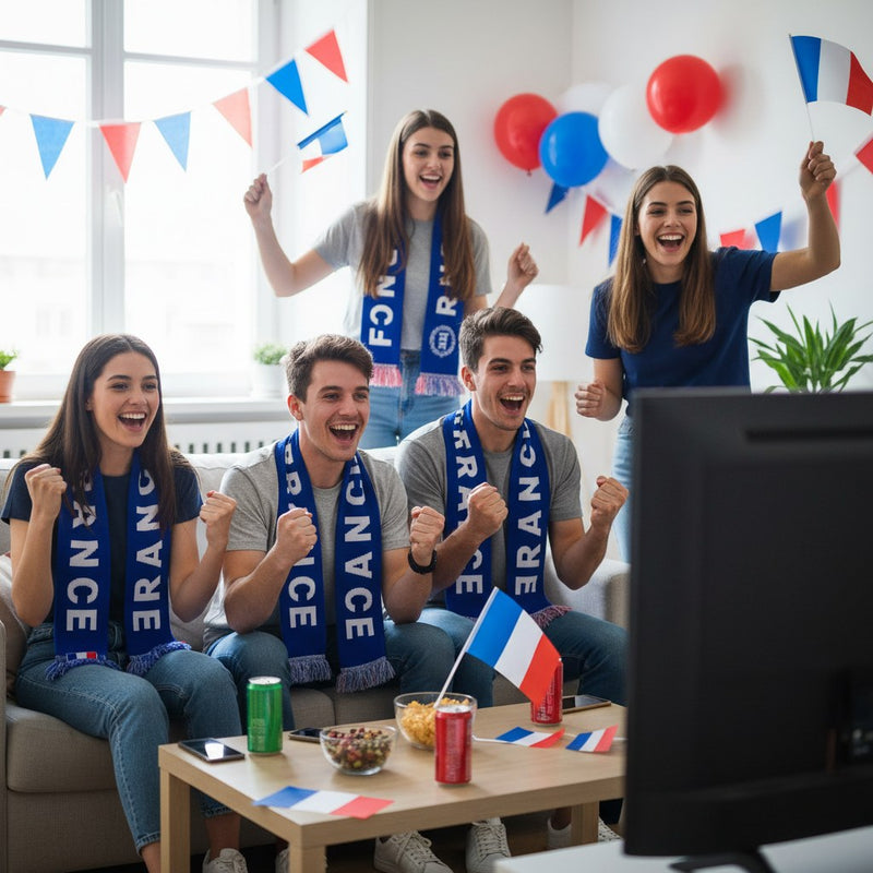 Écharpe de Supporter France · Accessoire Tricolore