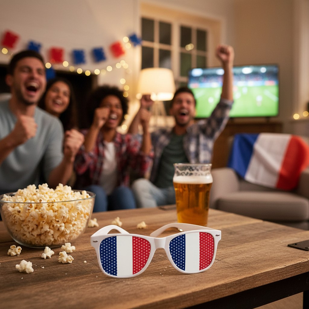 Lunettes Blues Tricolores France · Accessoire Supporter