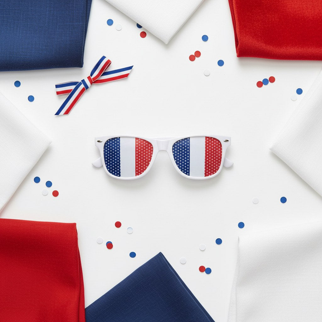 Lunettes Blues Tricolores France · Accessoire Supporter