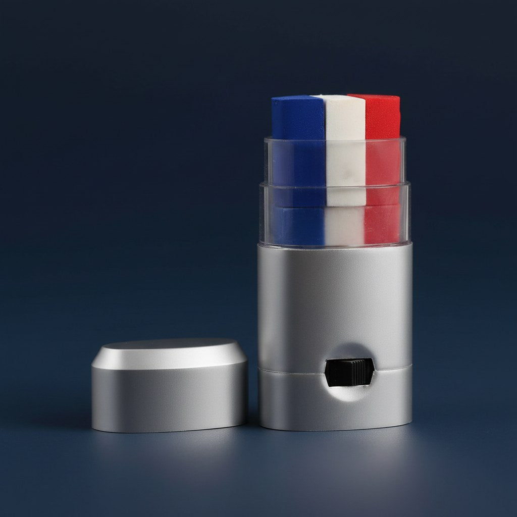 Stick de Maquillage Tricolore · Accessoire Supporter France