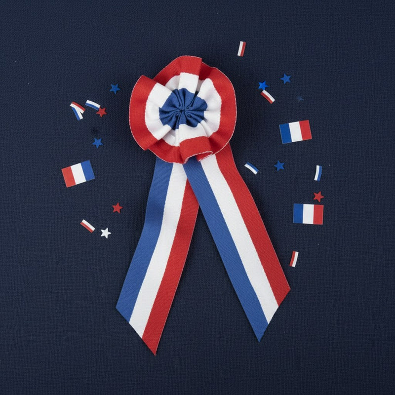 Cocarde France Tricolore · Accessoire Supporter