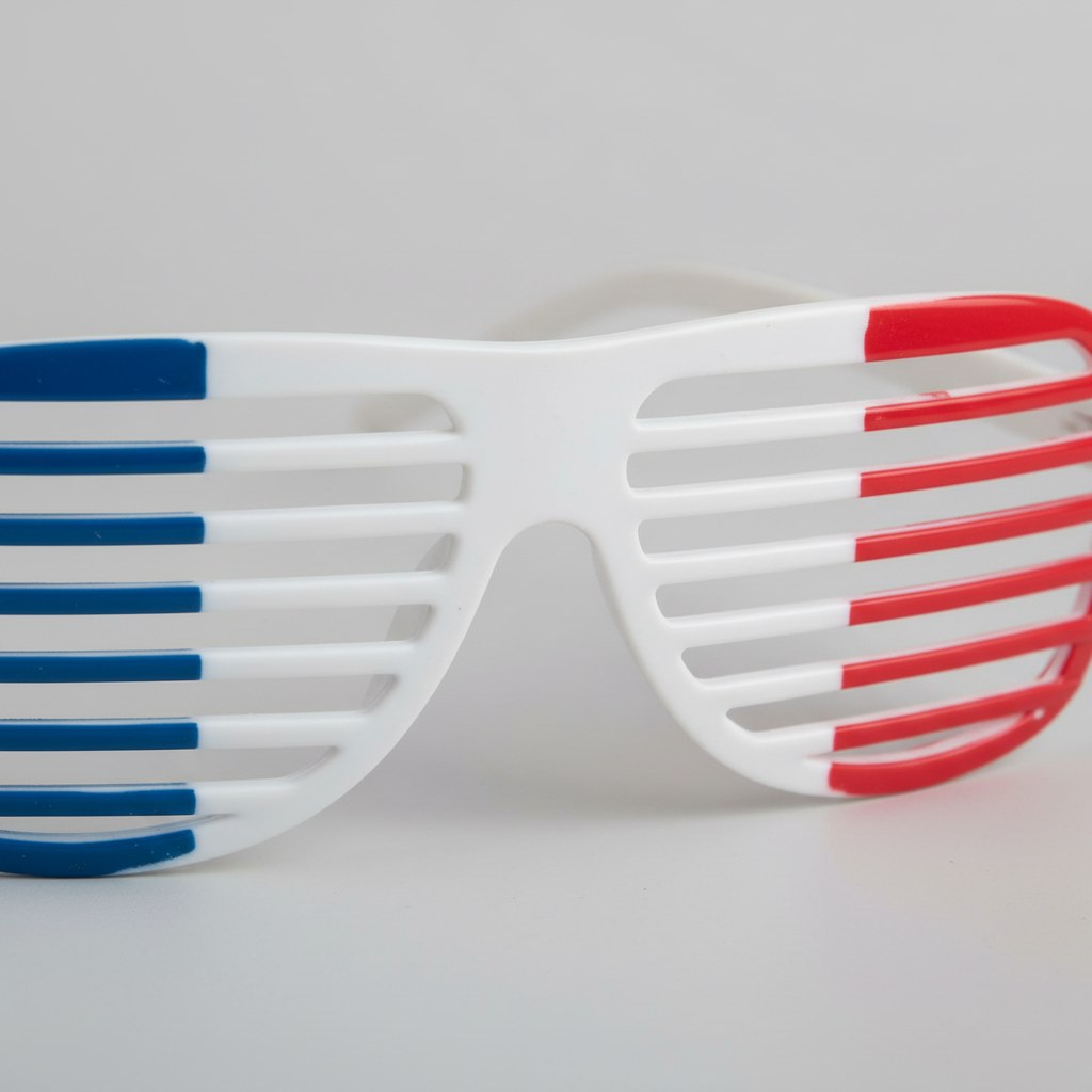 Lunettes à Barreaux Tricolores · Accessoire Supporter France