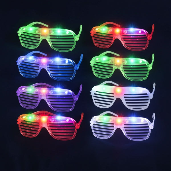 Lunettes LED Fluo · Accessoire Soirée Supporter