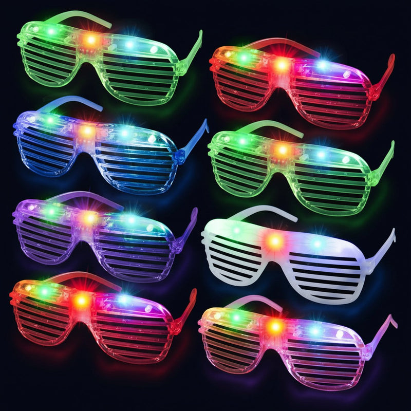 Lunettes LED Fluo · Accessoire Soirée Supporter