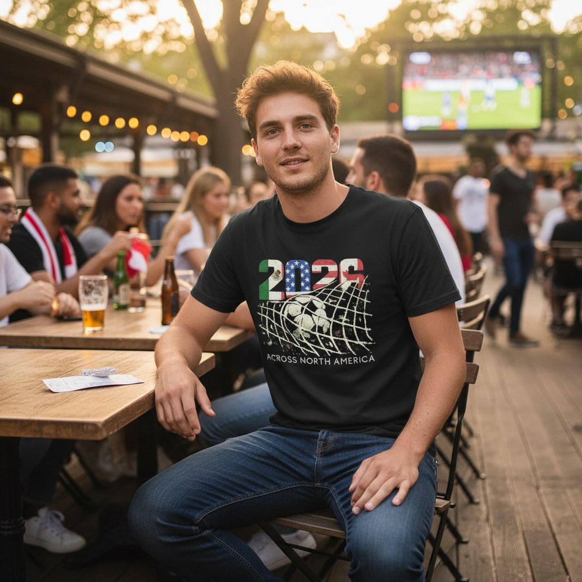 T-Shirt Football Vintage · Style Supporter Rétro