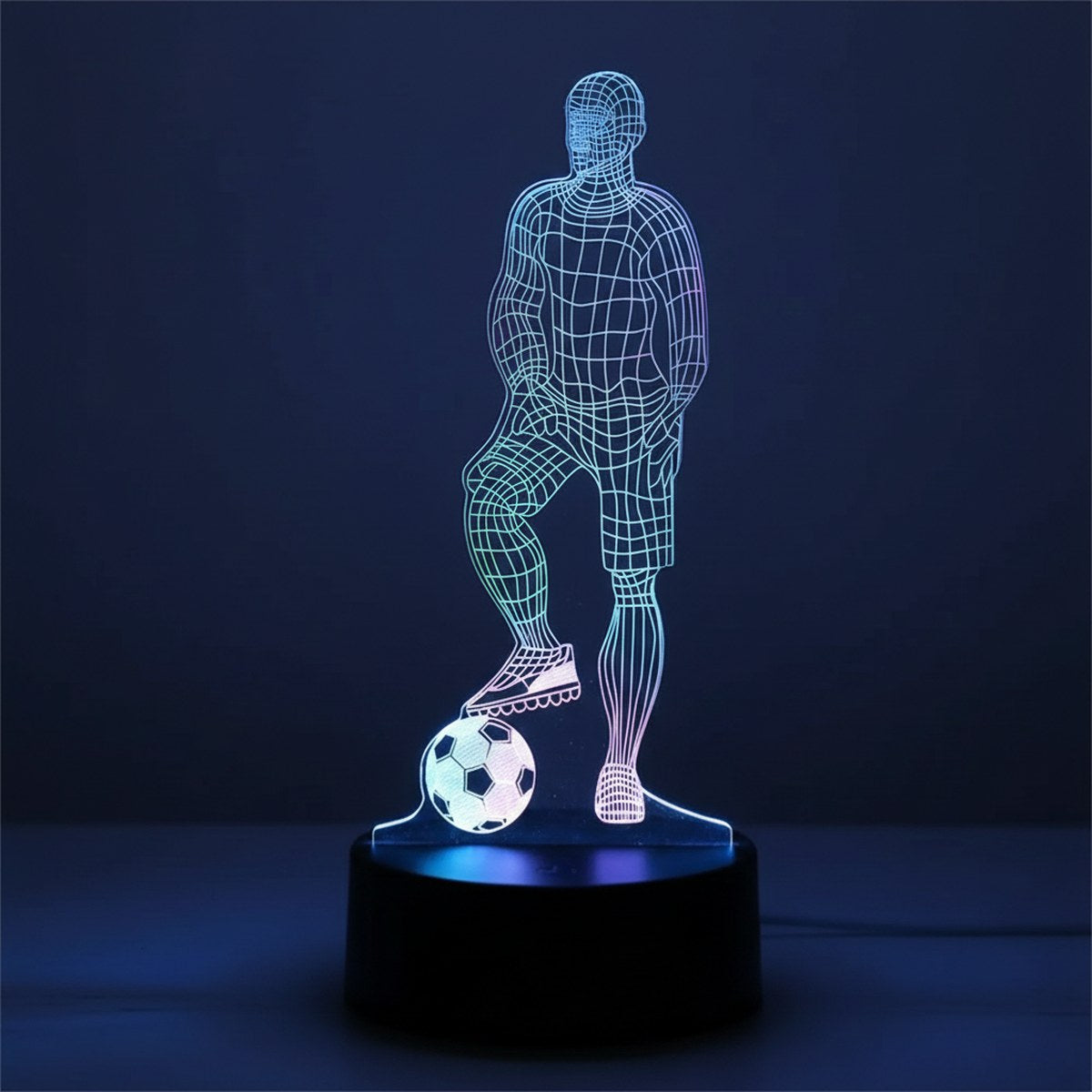 Veilleuse LED Ballon Football · Décoration Chambre Supporter