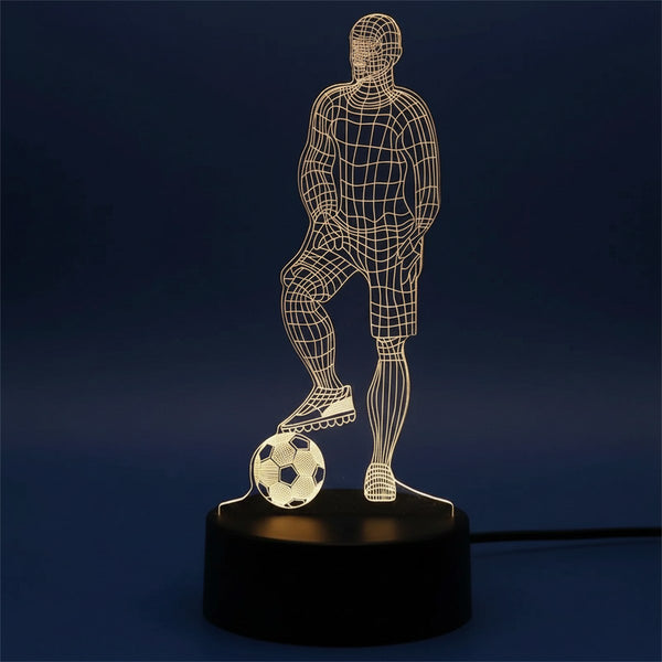 Veilleuse LED Ballon Football · Décoration Chambre Supporter